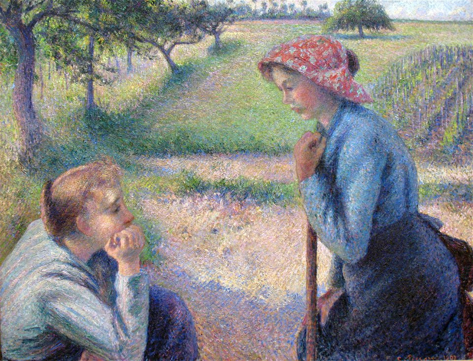 Camille Pissarro Jeunes paysannes