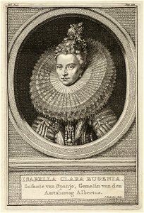 Portret van Isabella Clara Eugenia, infante van Spanje. NL-HlmNHA 1477 53010376