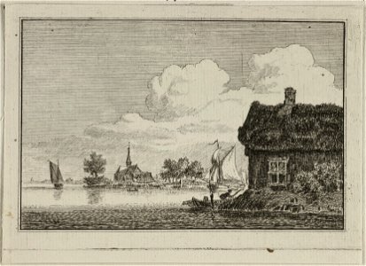 Rivierlandschap. NL-HlmNHA 1477 53011957