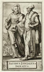 Portretten van Jacobus Zonzalus en Donatus. NL-HlmNHA 53008818