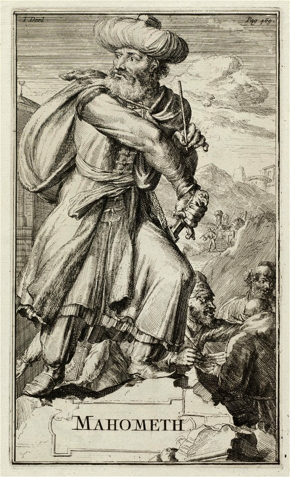 Portret van Mahometh. NL-HlmNHA 53008821