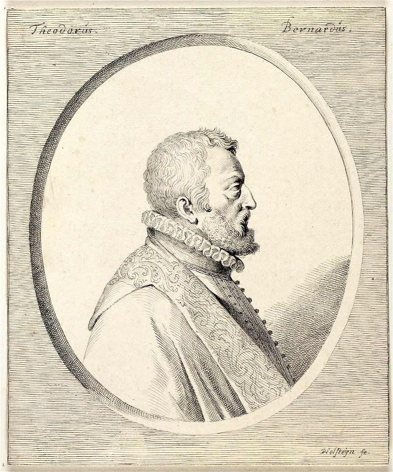 Portret van Theodorus Bernardus (Dirk Barends). NL-hlmNHA 1477 53008672