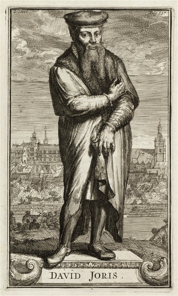 Portret van David Joris. NL-HlmNHA 53008832
