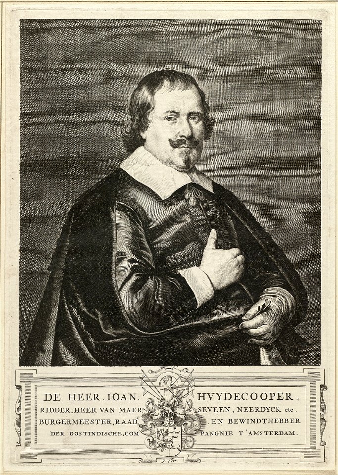 Portret van Joan Huydecoper, heer van Maarseveen en Neerdijk op 50-jarige leeftijd. NL-HlmNHA 1477 53008689