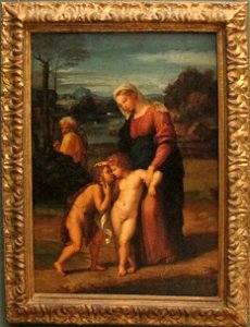 Raffaello e g.f. penni (copia da), madonna del passeggio, 1518-20, Q148. Free illustration for personal and commercial use.