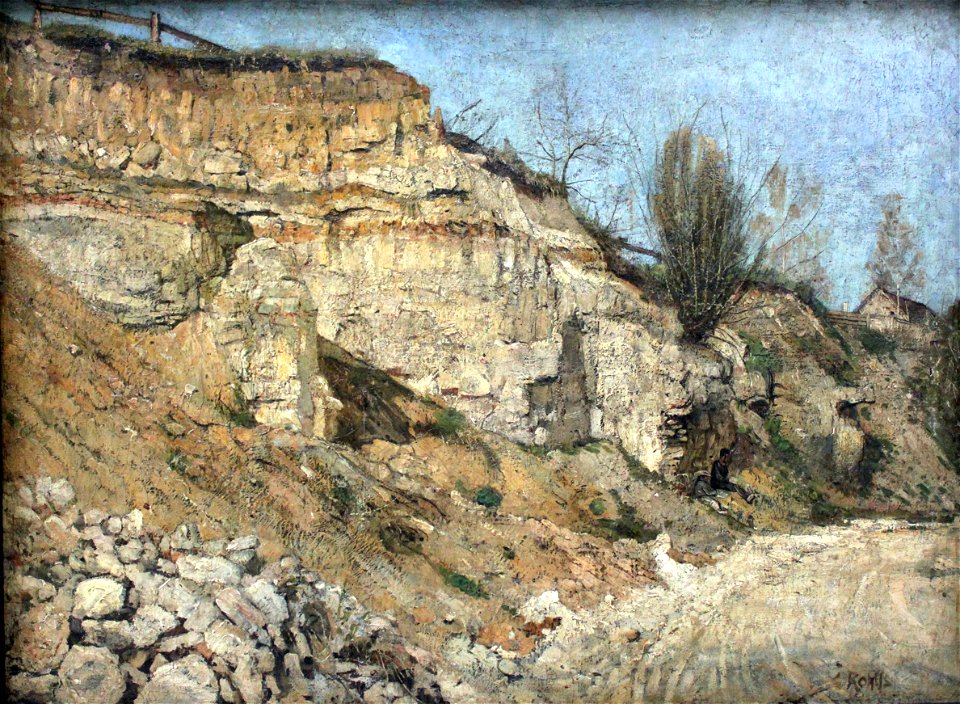 1887 Rohlfs Steinbruch bei Weimar anagoria