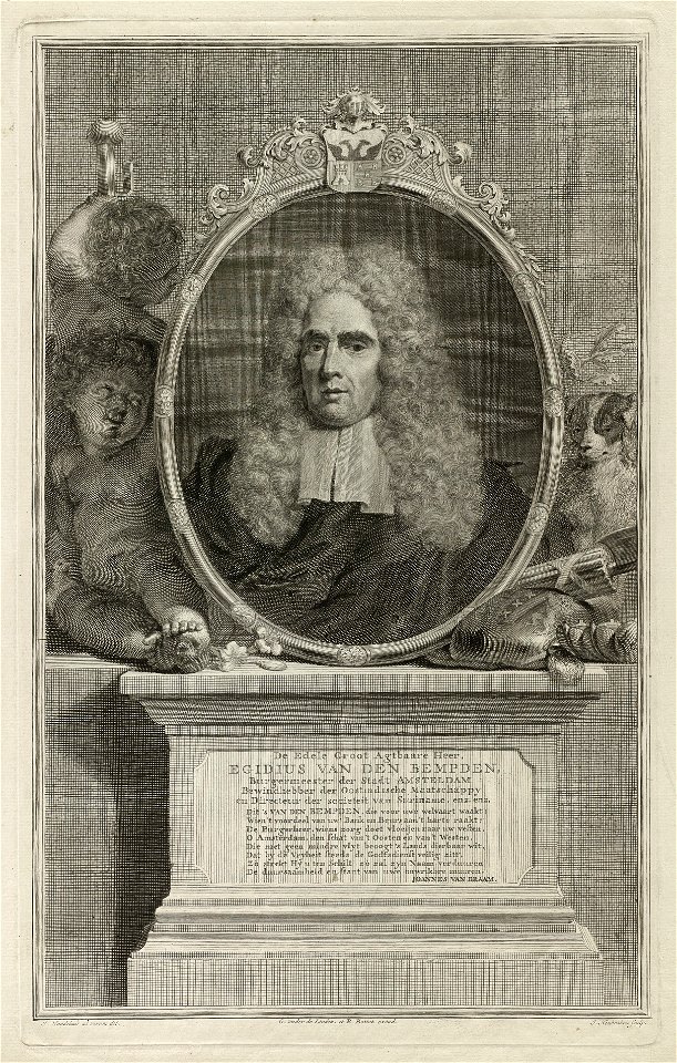Portret van Mr. Gilles (Aegidius) van den Bempden. Burgemeester van Amsterdam. NL-HlmNHA 1477 53010435