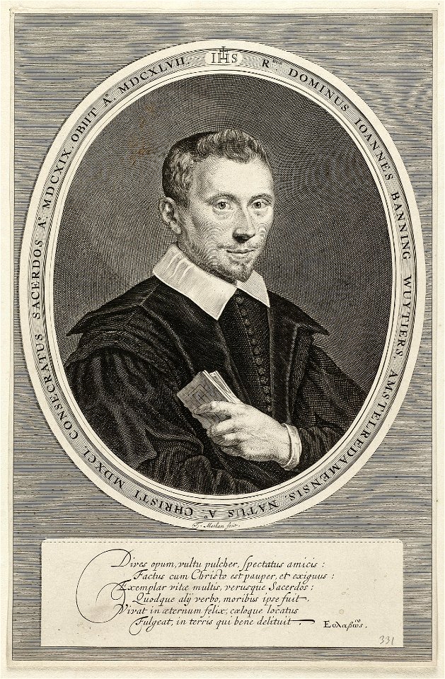 Portret van Joannes Banning Wuytiers, pastoor te Amsterdam. NL-HlmNHA 1477 53009804