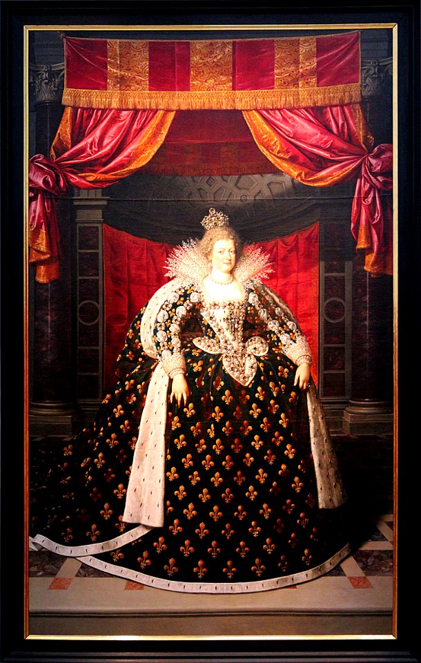 0 Marie de Médicis - Frans Pourbus le Jeune - Louvre (INV1710) - (1)