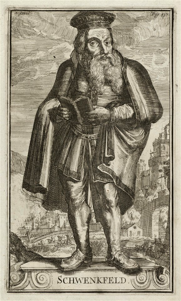 Portret van Kaspar Schwenkfeld. NL-HlmNHA 53008829