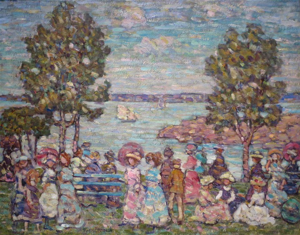 The Holiday by Maurice Brazil Prendergast, 1907-1909