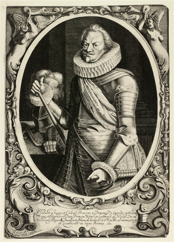 Portret van Karel I, prins van Liechtenstein, hertog van Troppau en Jägerndorf, heer van Feldberg. NL-HlmNHA 53012603