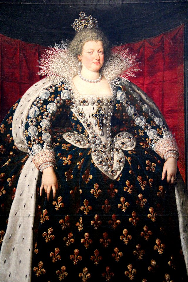 0 Marie de Médicis - Frans Pourbus le Jeune - Louvre (INV1710) - (2)