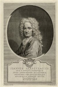 Portet van Jean Barbeyrac. NL-HlmNHA 1477 53010432