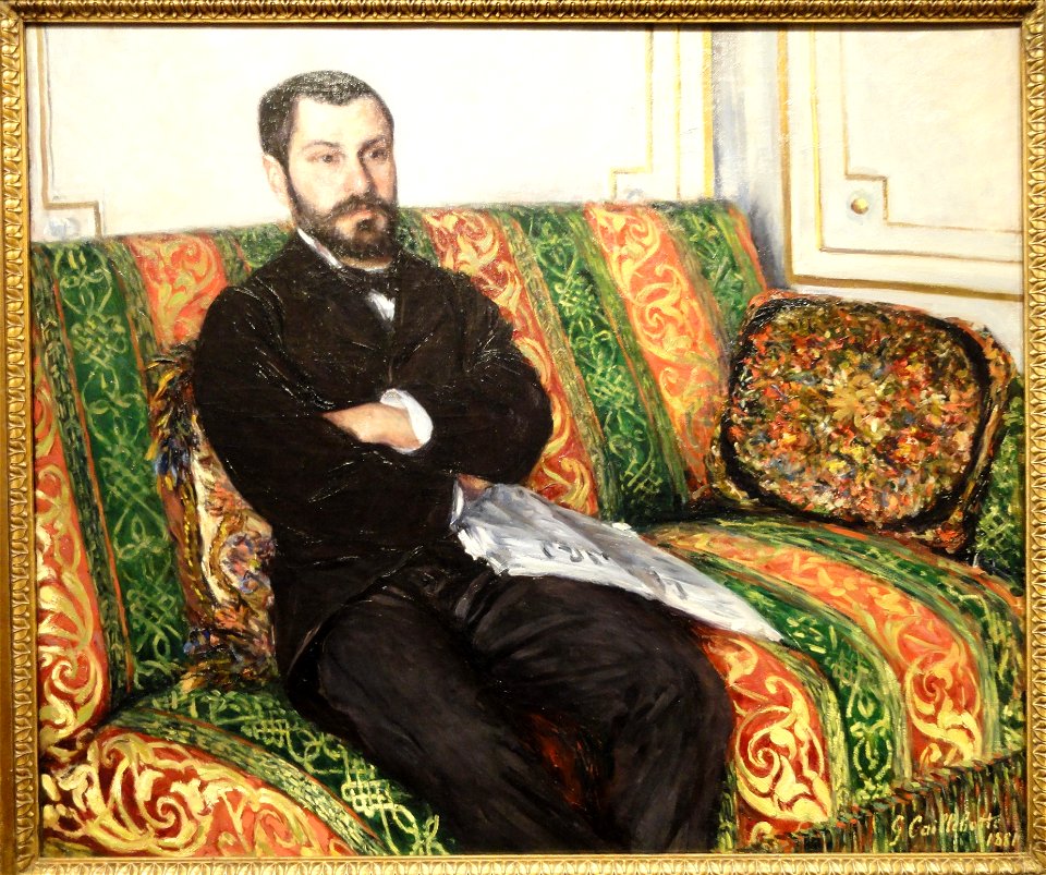Portrait of Richard Gallo, Gustave Caillebotte, 1881 - Nelson-Atkins Museum of Art - DSC08993
