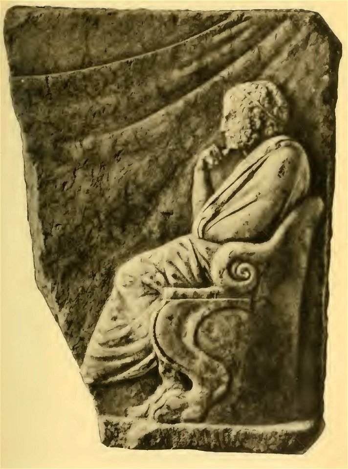 Relief eines Dichters