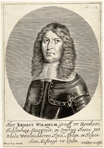 Portret van Ernst Wilhelm van Bentheim. NL-HlmNHA 1477 53008671