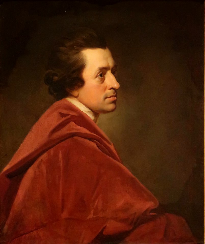 Portrait of Sir Richard Cumberland by George Romney