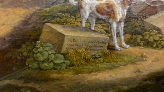 Reinhart, Johann Christian – Die Erfindung des korinthischen Kapitells von Kallimachos I – 1846 (detail right)