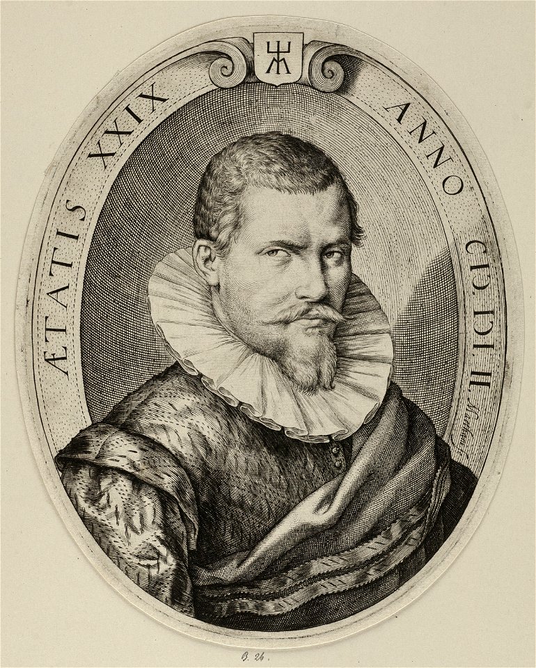 Portret van een onbekende 29-jarige man. NL-HlmNHA 1477 53010821