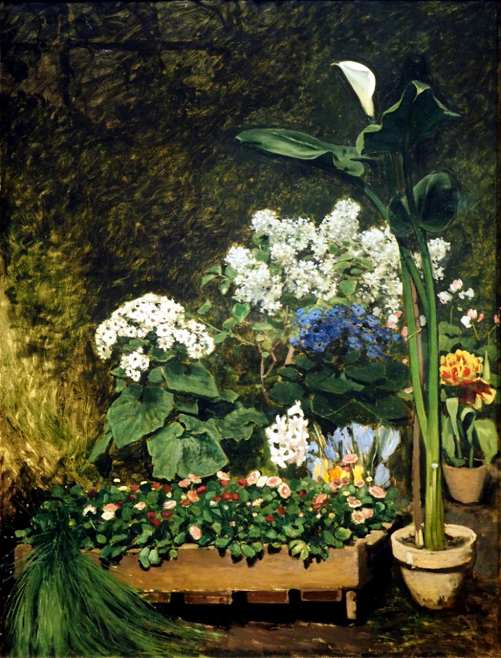 Renoir Flowes in a Greenhouse@Kunsthalle Hamburg