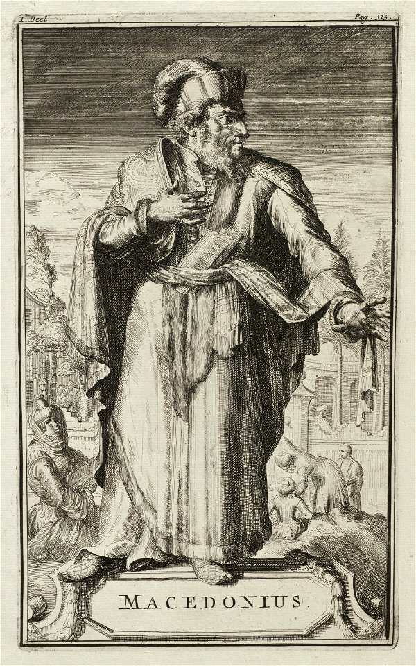 Portret van Macedonius. NL-HlmNHA 53008816