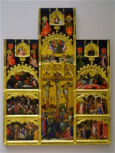 Retaule de la Santa Creu de Miquel Alcanyís, Museu de Belles Arts de València