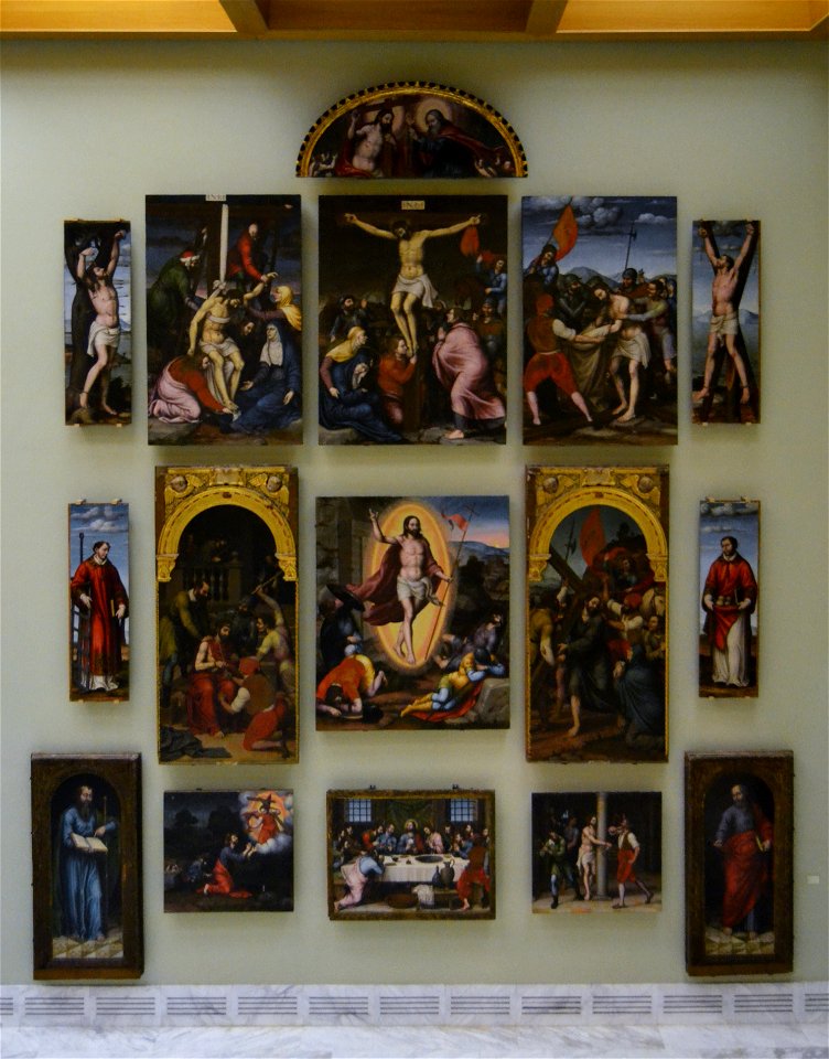 Retaule major de Sant Jeroni de Cotalba, Nicolau Borràs, Museu de Belles Arts de València