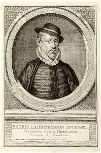 Portret van Hendrik Laurensz. Spieghel, een Amsterdamse rederijker, NL-HlmNHA 1477 53009369