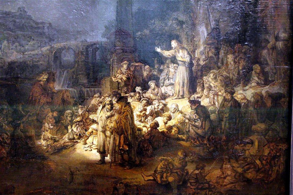 Rembrandt, predica dle battista, 1634-35 ca. 02