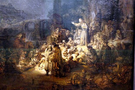 Rembrandt, predica dle battista, 1634-35 ca. 02