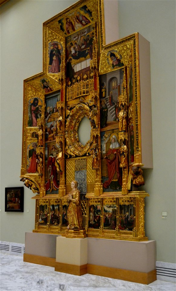 Retaule del convent de la Puritat, museu de Belles Arts de València