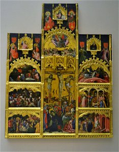 Retaule de la Santa Creu de Miquel Alcanyís, Museu de Belles Arts, València
