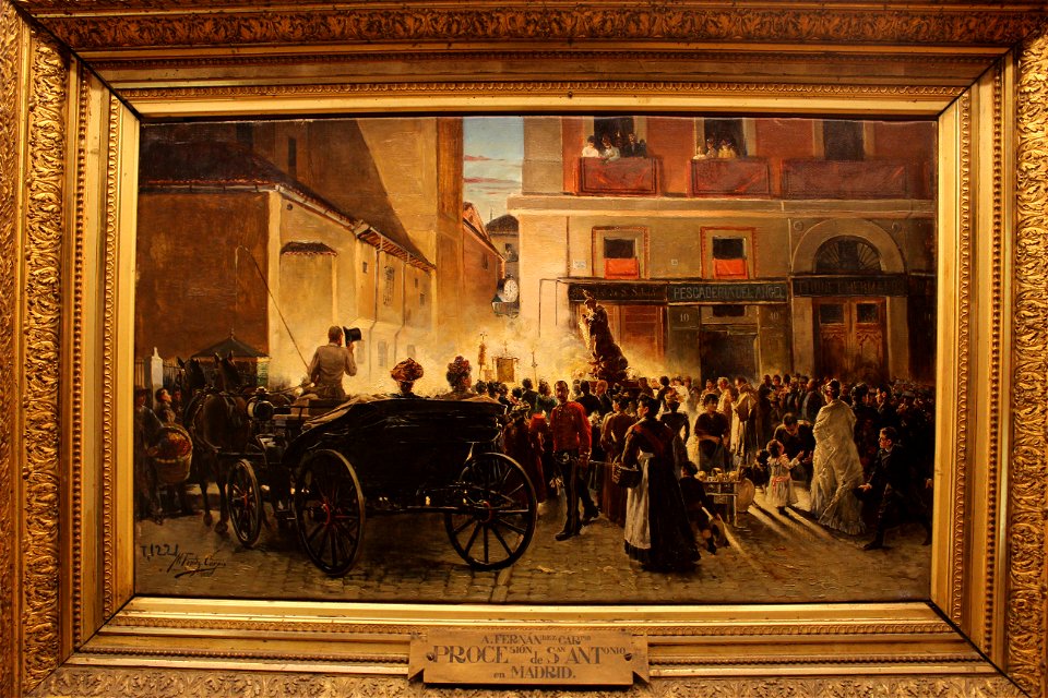 Procesión de San Antonio en Madrid. Museo de Historia de Madrid
