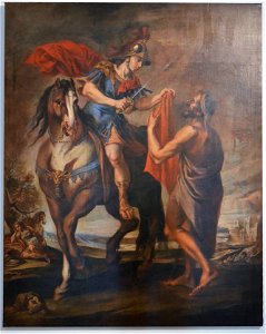 Sant Martí i el pobre, Miquel March, museu de Belles Arts de València