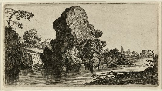 Rivier in een rostlandschap. NL-HlmNHA 1477 53011619