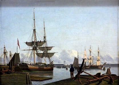Prömmel Julius Kopenhagener Hafen Landesmuseum Hannover