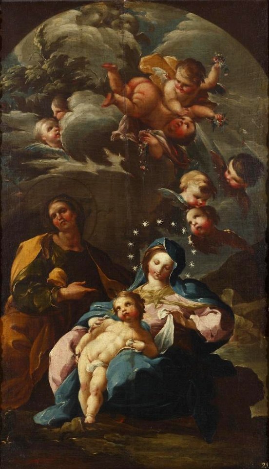 Ramirez arellano-virgen con niño y santa ana