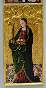 Santa Àgata, Francesc d'Osona, Museu de Belles Arts de València