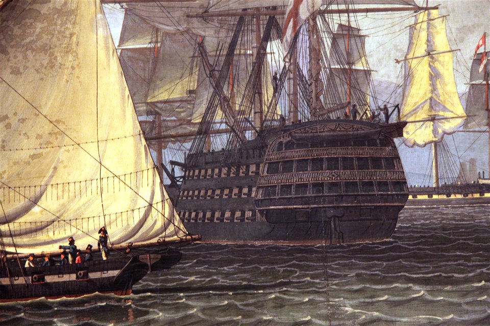 Robert Salmon - The British Fleet Forming a Line off Algiers - 37.500 - Museum of Fine Arts-IMG 5099