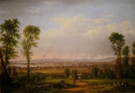 Robert Duncanson - View of Cincinnati, Ohio from Covington, Kentucky