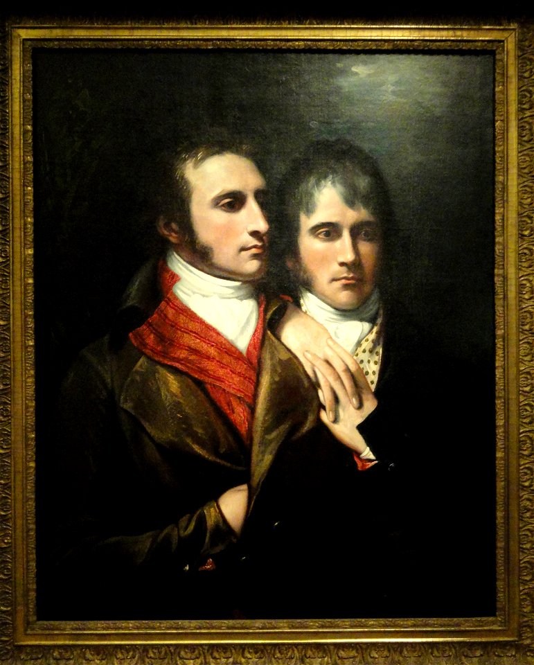 Raphael West and Benjamin West Jr., Sons of the Artist, by Benjamin West, c. 1796 - Nelson-Atkins Museum of Art - DSC09044