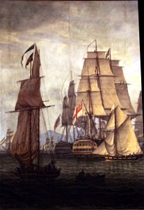 Robert Salmon - The British Fleet Forming a Line off Algiers - 37.500 - Museum of Fine Arts-IMG 5096