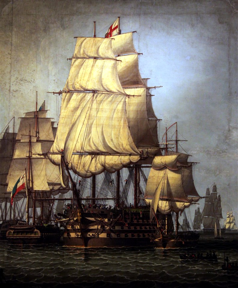 Robert Salmon - The British Fleet Forming a Line off Algiers - 37.500 - Museum of Fine Arts-IMG 5095