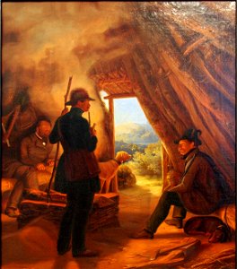 Rayski Auf der Jagdhütte Mainfränkisches Museum