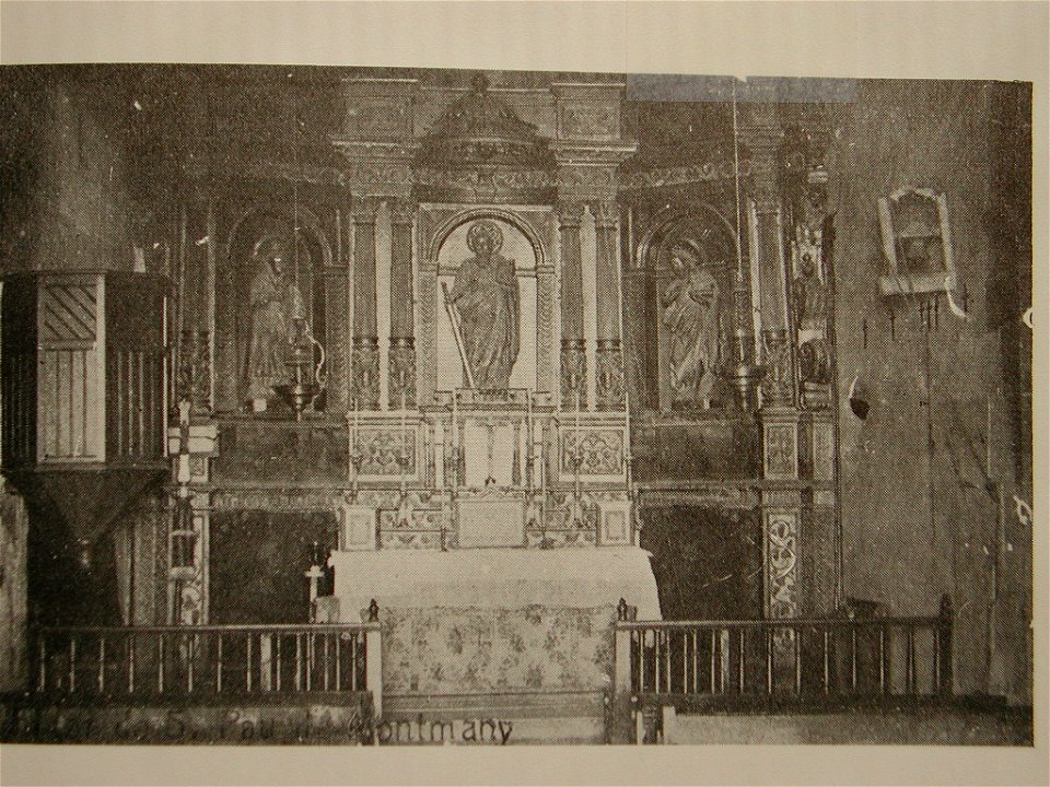 Sant pau de montmany-retaule