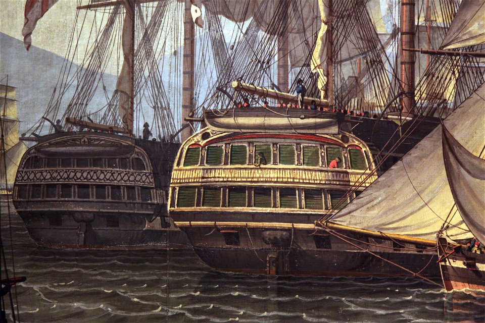 Robert Salmon - The British Fleet Forming a Line off Algiers - 37.500 - Museum of Fine Arts-IMG 5098