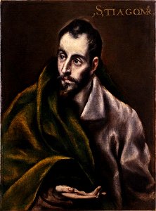 Santiago el Mayor, de El Greco. (Museo Nacional de Escultura de Valladolid)