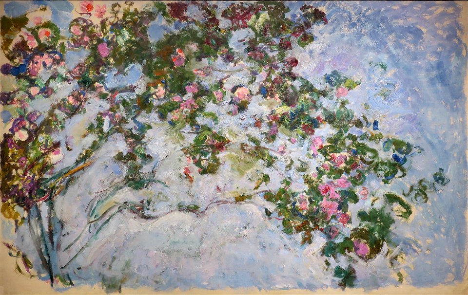 Roses by Claude Monet, 1925-26, Musée Marmottan Monet
