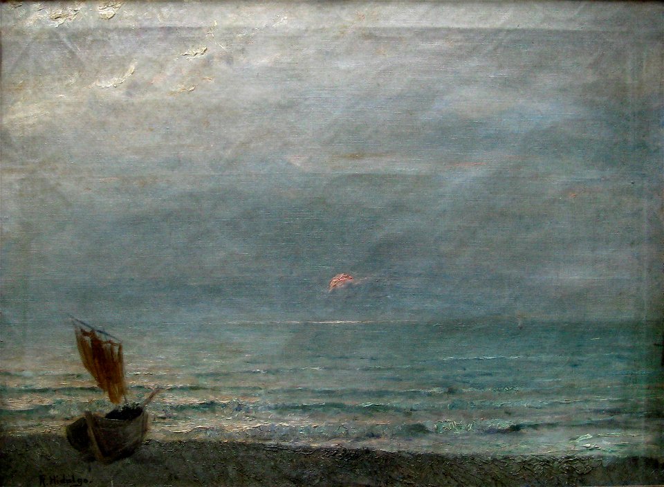 Seascape by Félix Resurrección Hidalgo